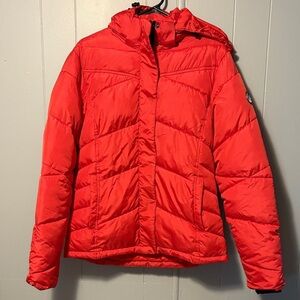ZYIA Red Puffer Jacket